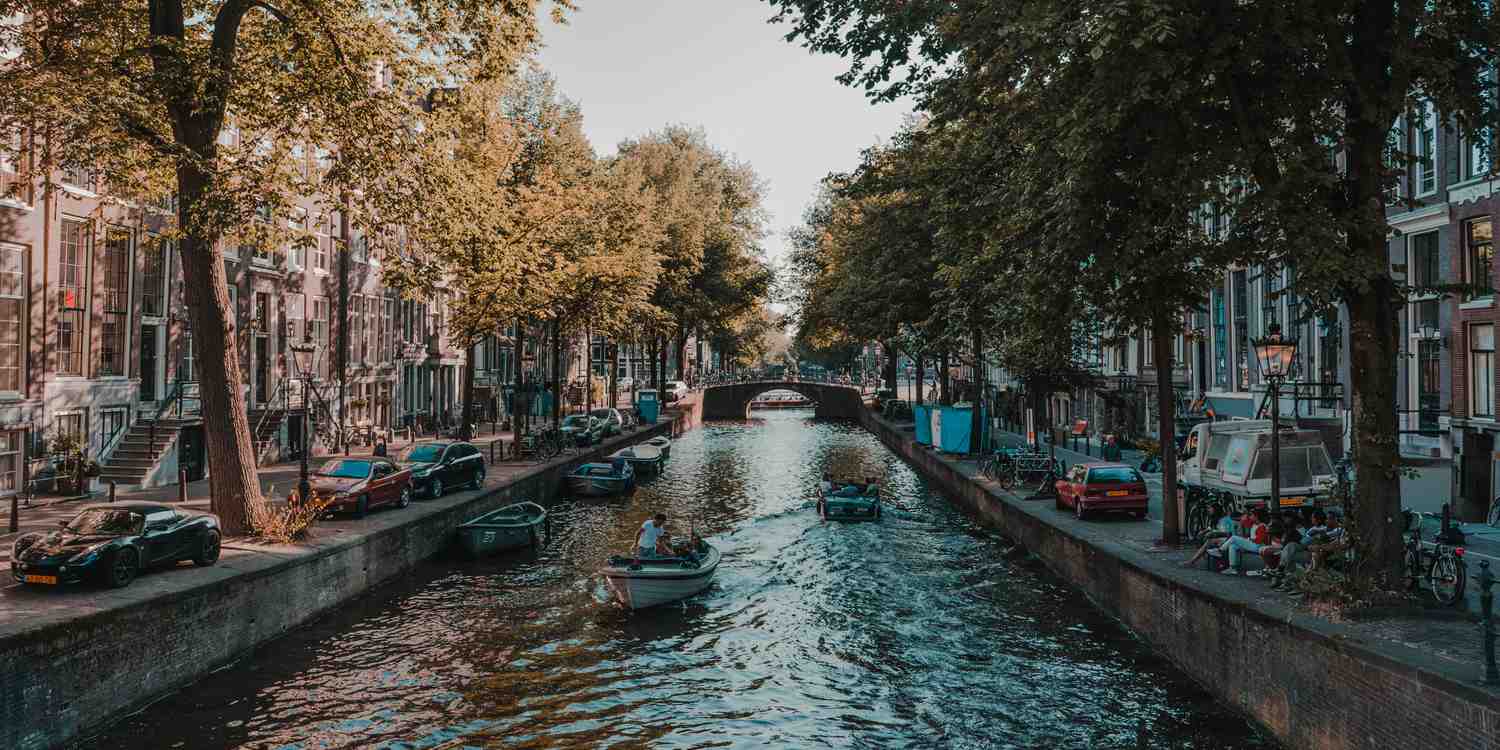 Background image of Amsterdam