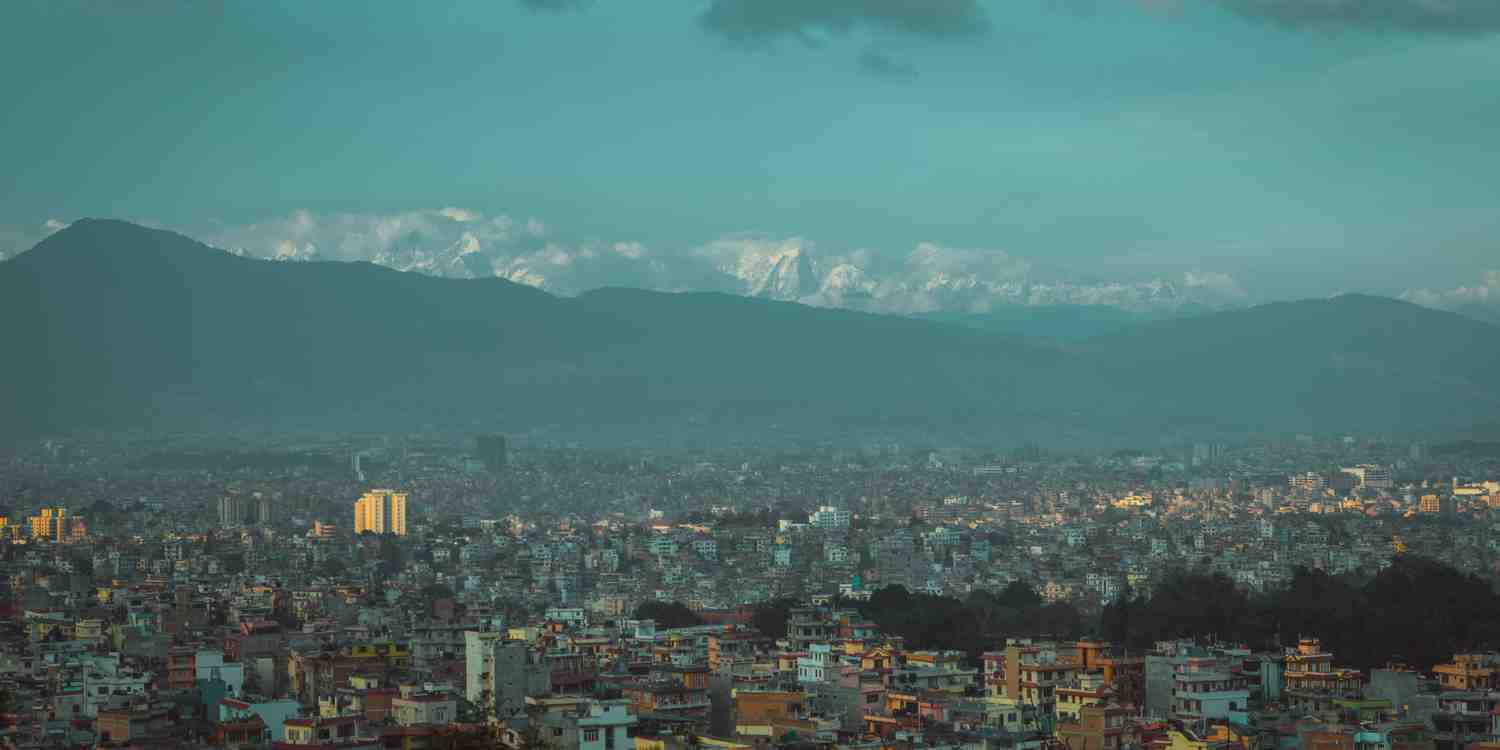 Background image of Kathmandu