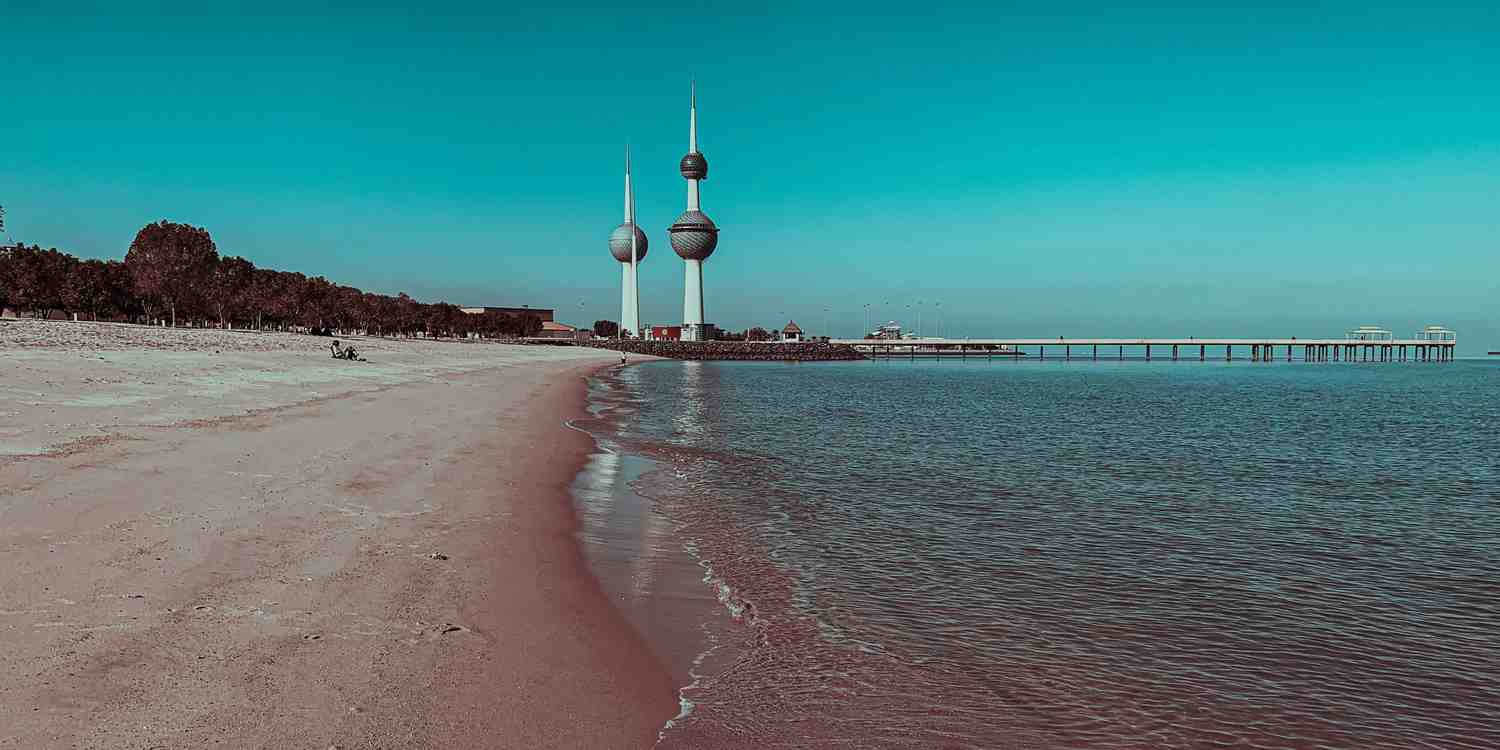 Background image of Kuwait City