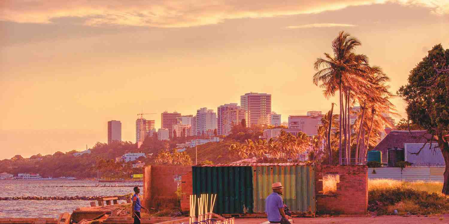 Background image of Maputo
