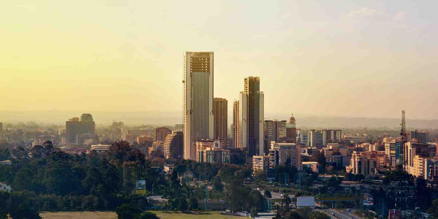 Background image of Nairobi
