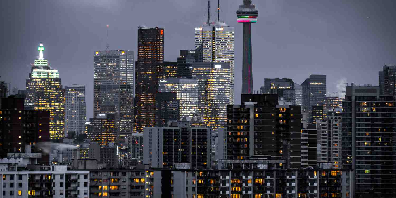 Background image of Toronto