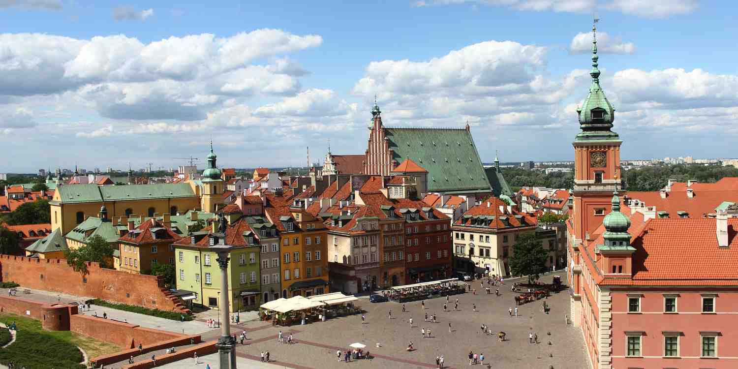 Background image of Warsaw