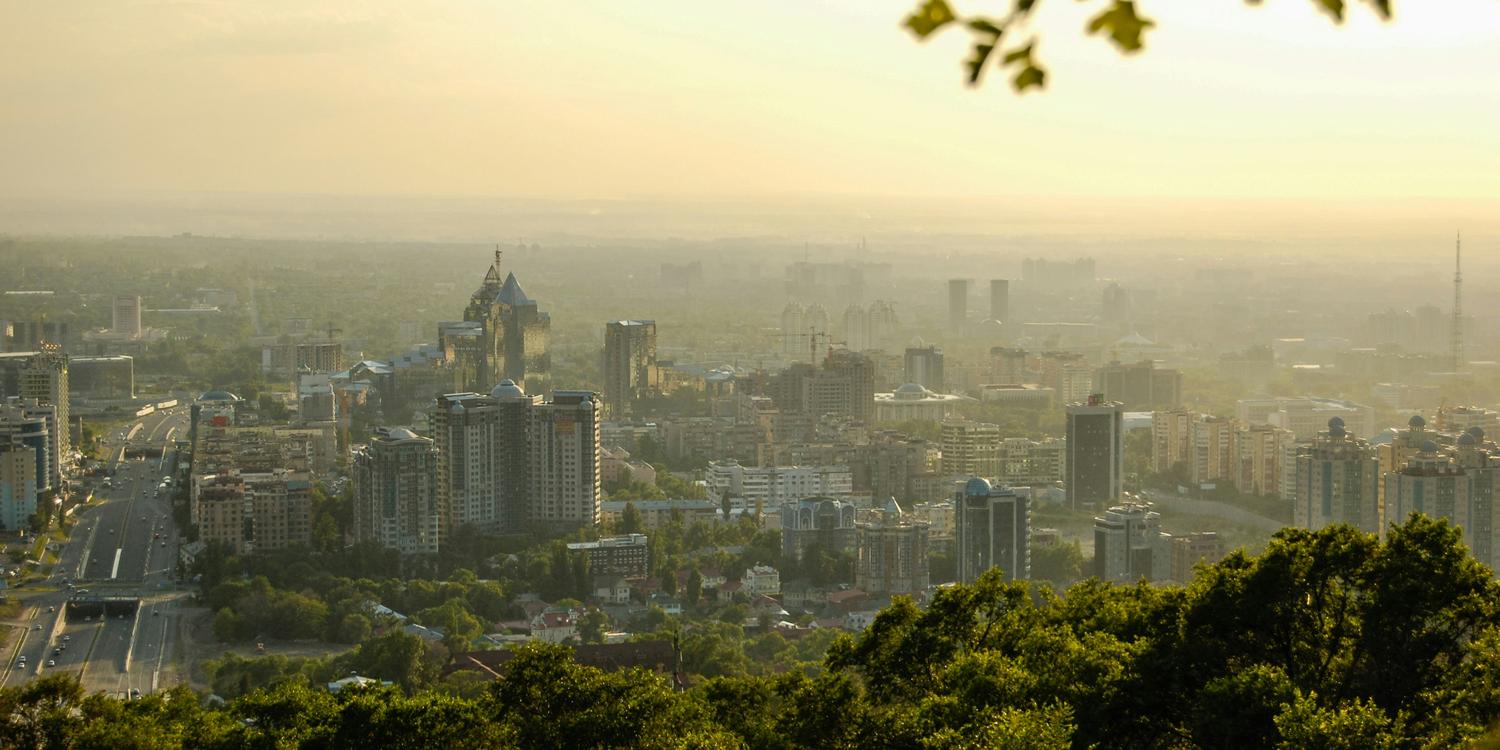Background image of Almaty
