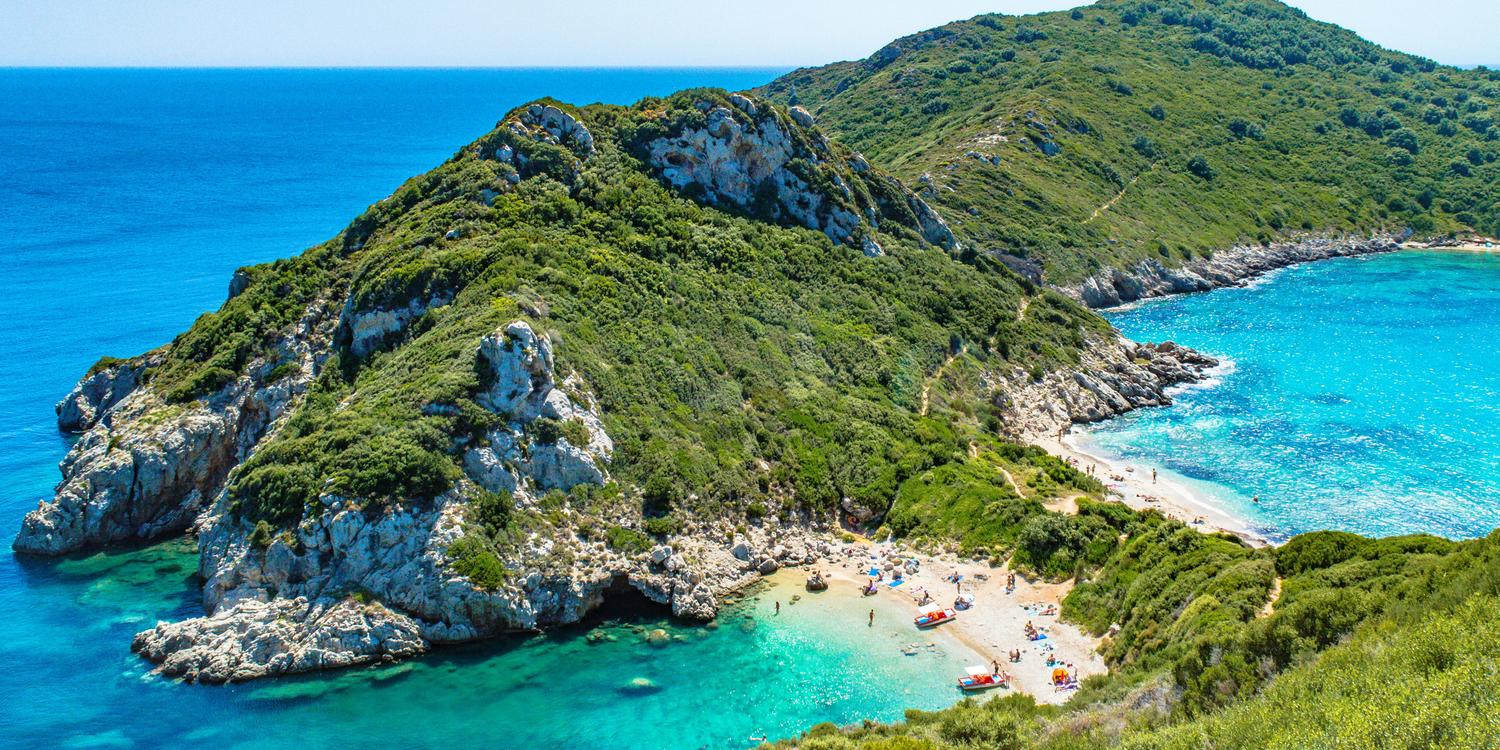 Background image of Corfu