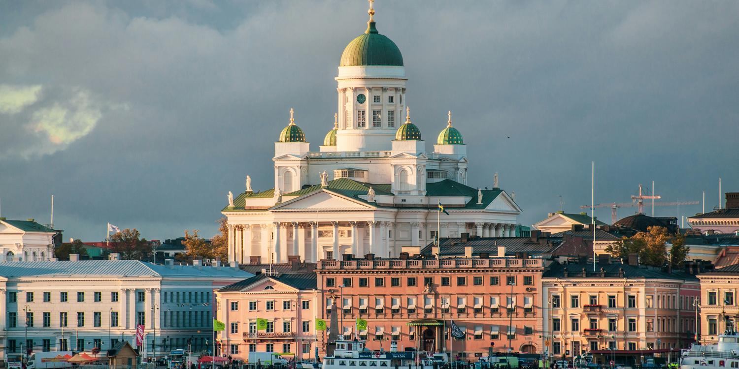 Background image of Helsinki
