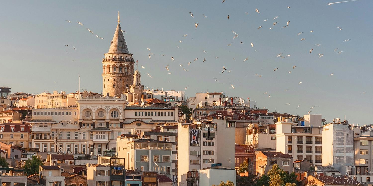Background image of Istanbul