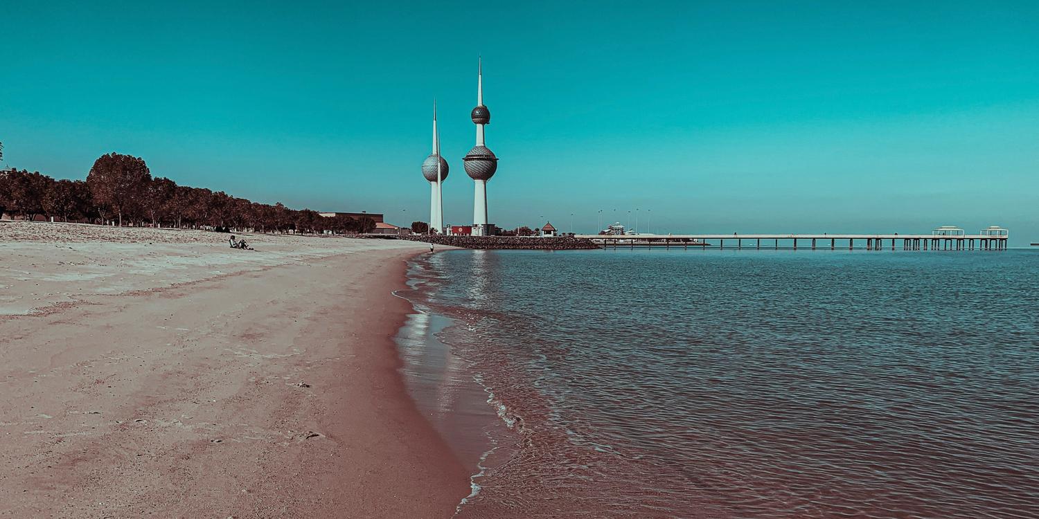 Background image of Kuwait City