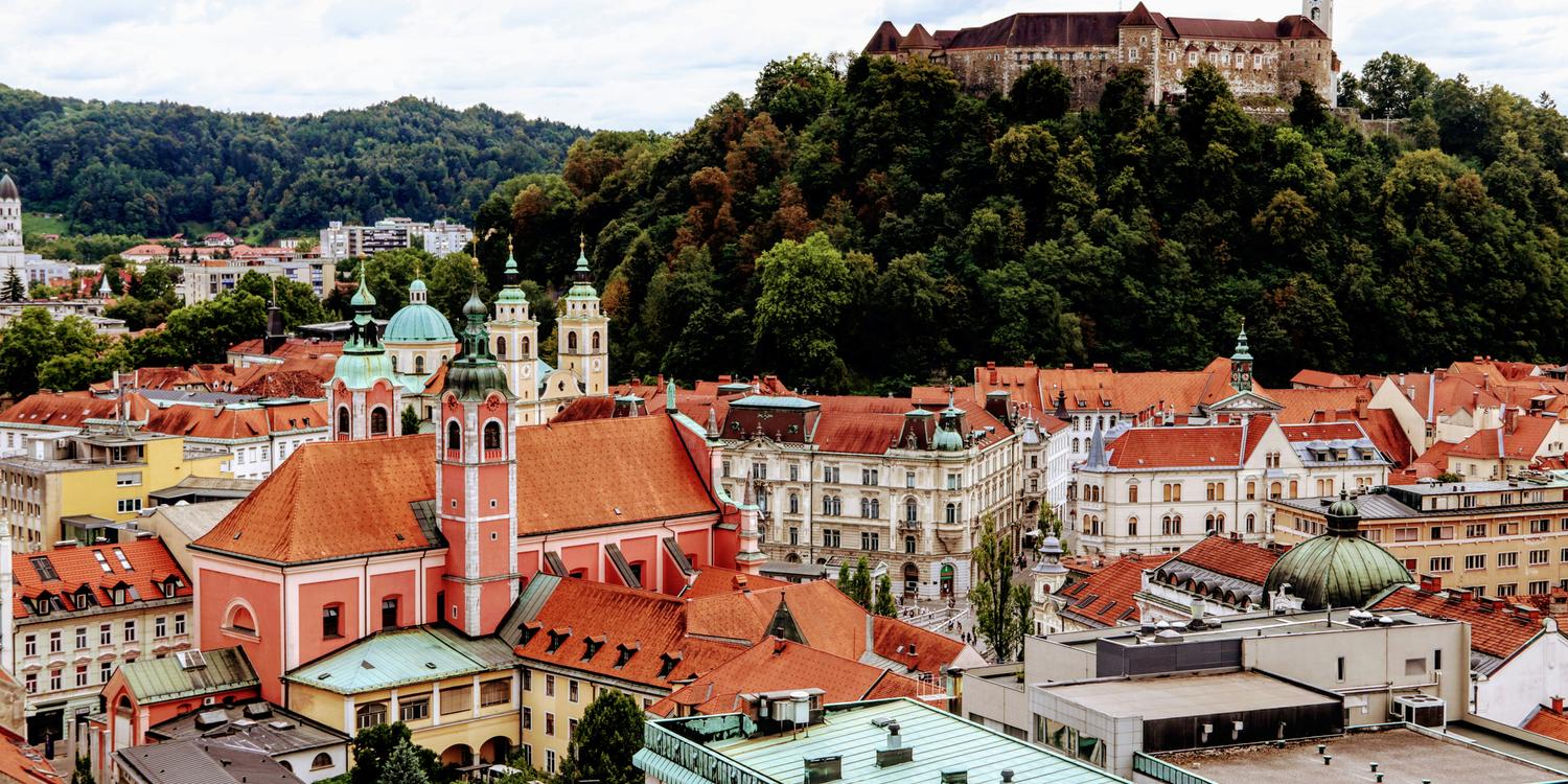Background image of Ljubljana