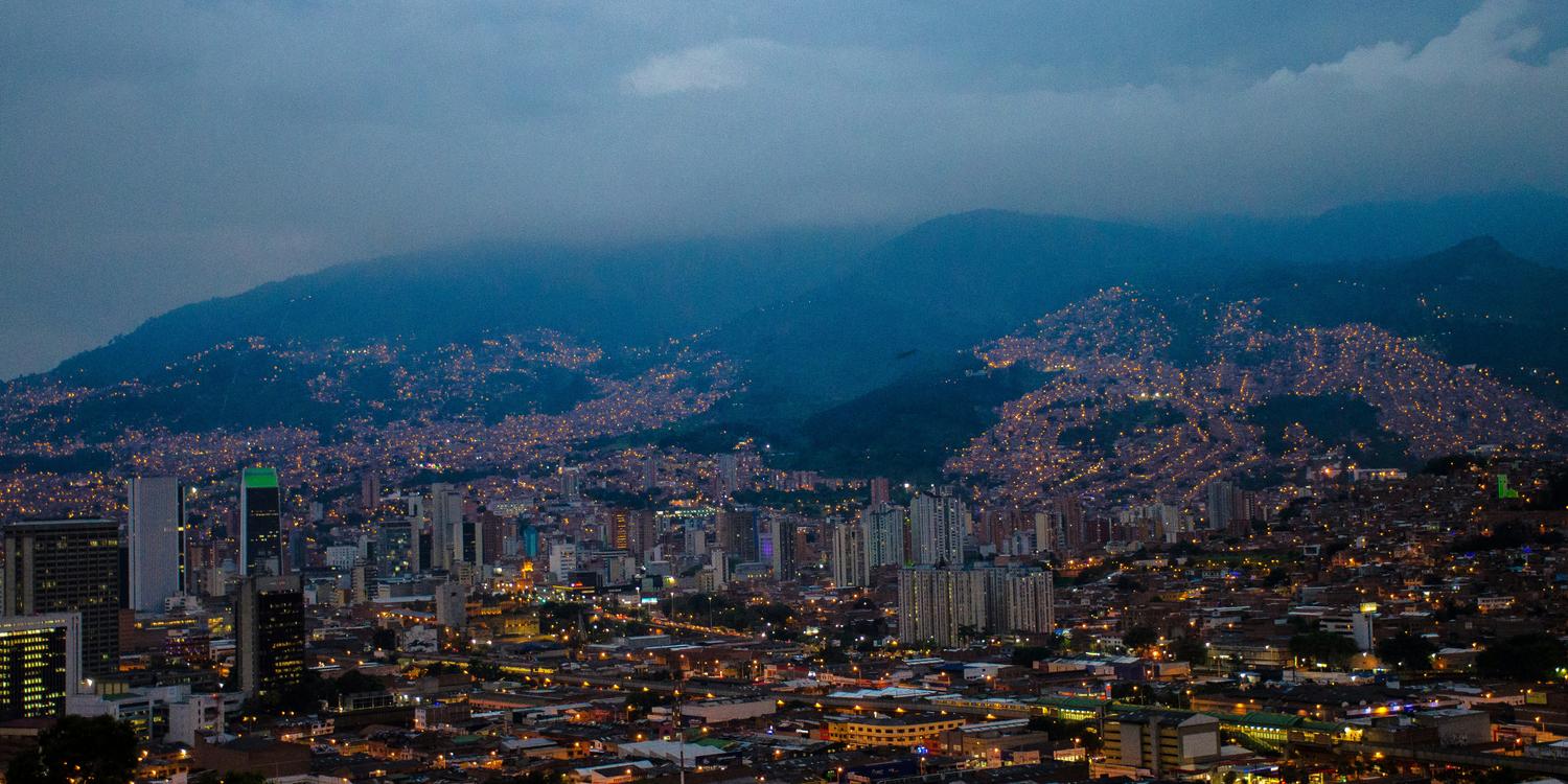Background image of Medellín