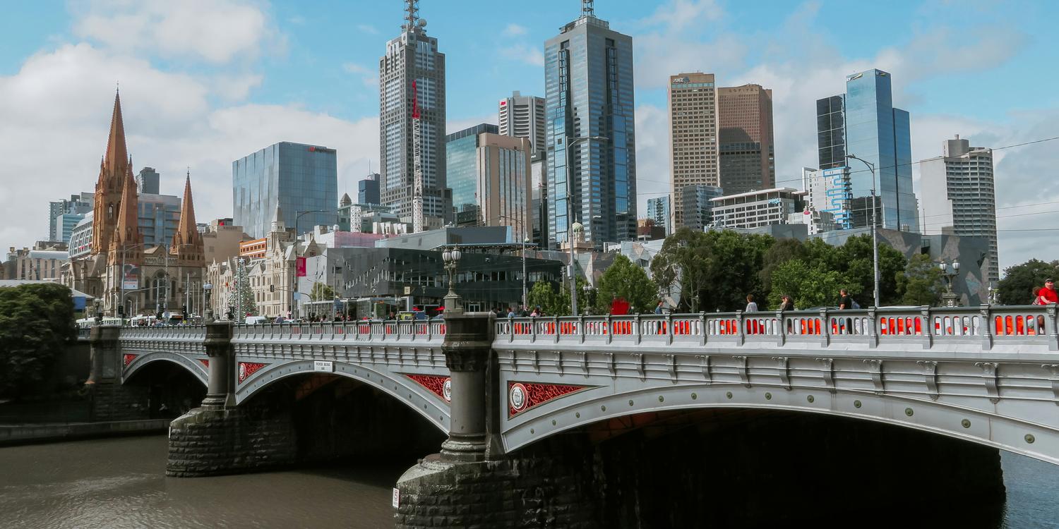 Background image of Melbourne