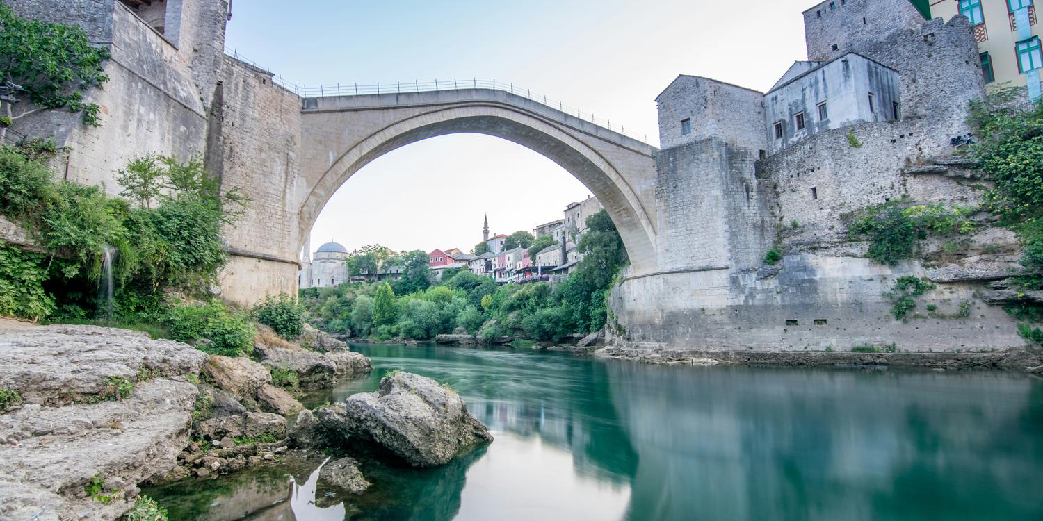 Background image of Mostar