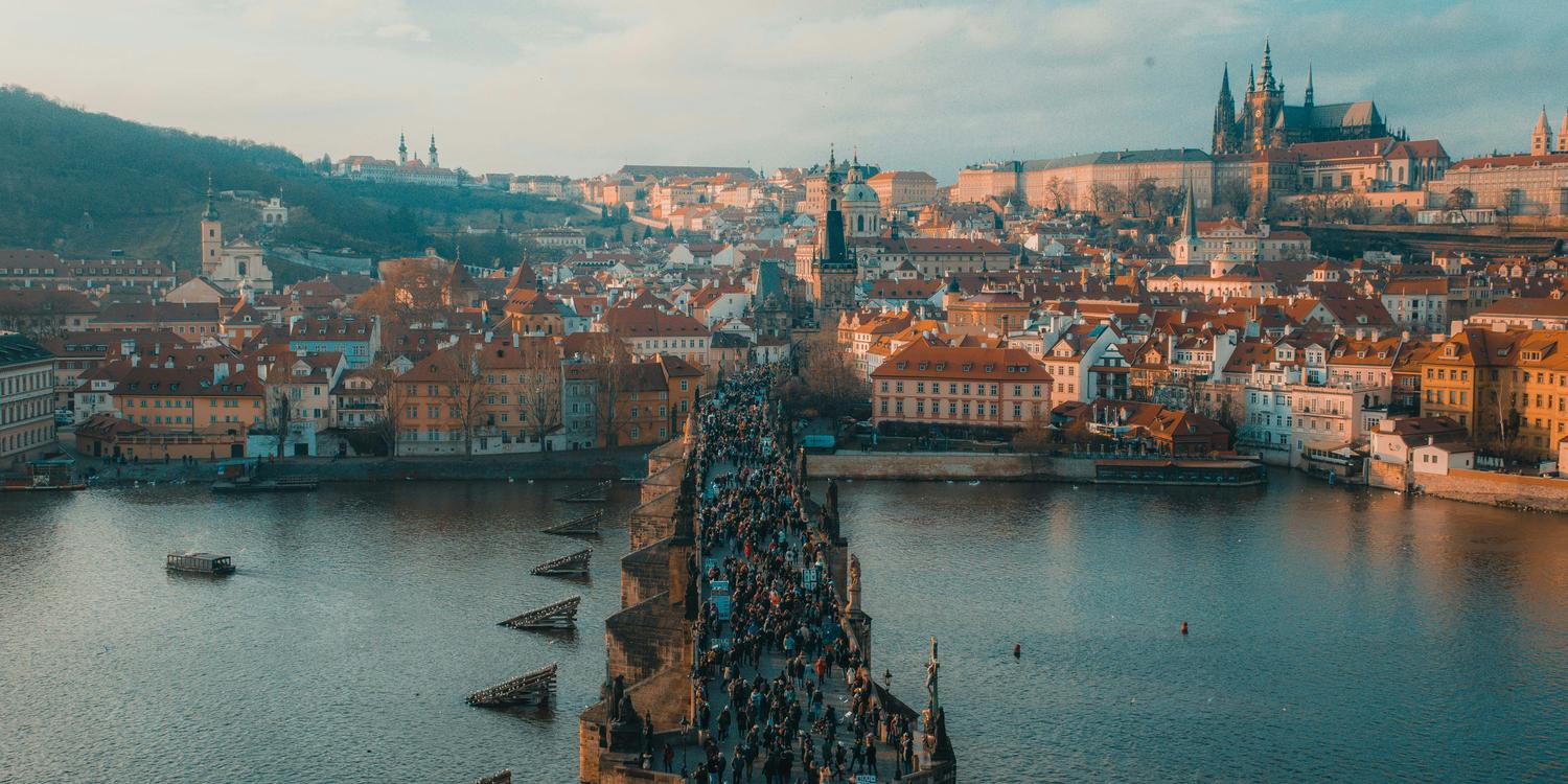 Background image of Prague