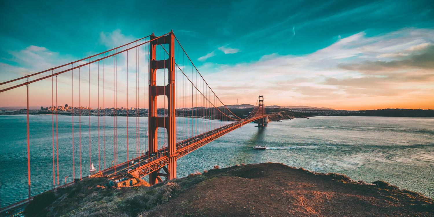Background image of San Francisco