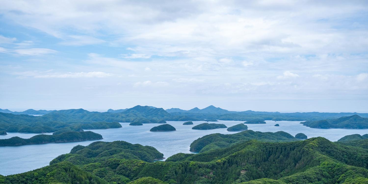 Background image of Tsushima Island